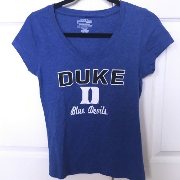 Tops - Duke Blue Devils fitted V neck short sleeve T